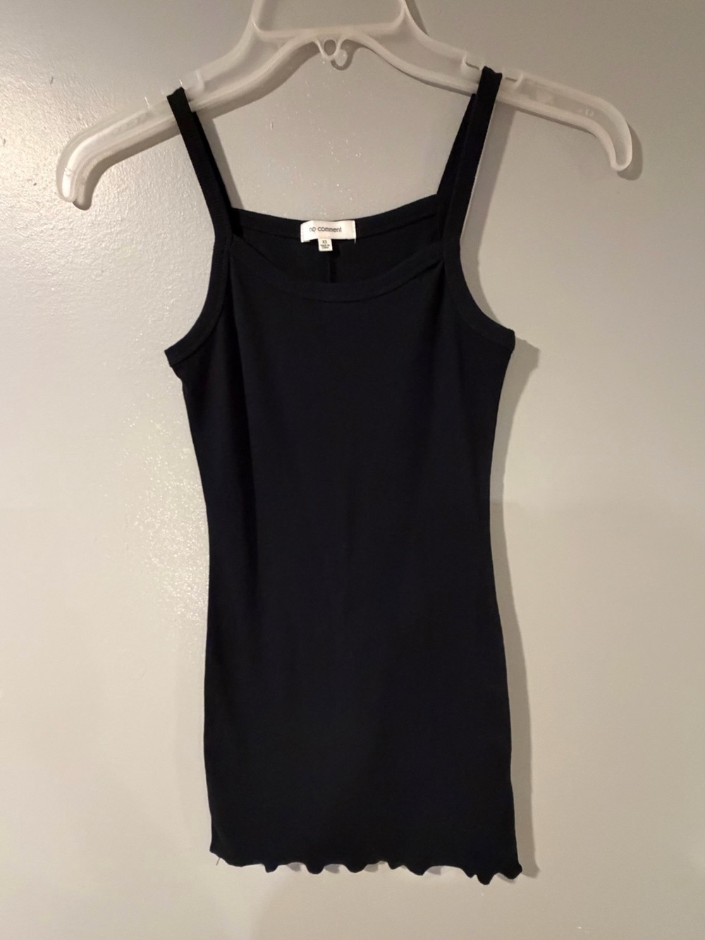 Everyday Black Spaghetti-Strap Mini Dress